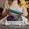 image:imageFunky Junque Infinity Scarf for Women  Oversized Chunky Winter Scarf Colorful Fall Scarves Soft Sweater Wrap Cozy Style2 Pack  Charcoal  Dark Purple