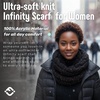 image:imageFunky Junque Infinity Scarf for Women  Oversized Chunky Winter Scarf Colorful Fall Scarves Soft Sweater Wrap Cozy StyleA Confetti Black Design