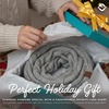 image:imageFunky Junque Infinity Scarf for Women  Oversized Chunky Winter Scarf Colorful Fall Scarves Soft Sweater Wrap Cozy StyleA Confetti Dove Grey Design