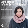 image:imageFunky Junque Infinity Scarf for Women  Oversized Chunky Winter Scarf Colorful Fall Scarves Soft Sweater Wrap Cozy StyleA Confetti Indi Pink Design