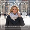 image:imageFunky Junque Infinity Scarf for Women  Oversized Chunky Winter Scarf Colorful Fall Scarves Soft Sweater Wrap Cozy StyleA Confetti Ivory Design