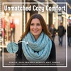 image:imageFunky Junque Infinity Scarf for Women  Oversized Chunky Winter Scarf Colorful Fall Scarves Soft Sweater Wrap Cozy StyleA Confetti Mint Design