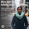 image:imageFunky Junque Infinity Scarf for Women  Oversized Chunky Winter Scarf Colorful Fall Scarves Soft Sweater Wrap Cozy StyleA Confetti Mint Design