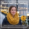 image:imageFunky Junque Infinity Scarf for Women  Oversized Chunky Winter Scarf Colorful Fall Scarves Soft Sweater Wrap Cozy StyleA Confetti Mustard Design