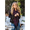 image:imageFunky Junque Infinity Scarf for Women  Oversized Chunky Winter Scarf Colorful Fall Scarves Soft Sweater Wrap Cozy StyleA Confetti Olive Design