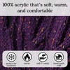 image:imageFunky Junque Infinity Scarf for Women  Oversized Chunky Winter Scarf Colorful Fall Scarves Soft Sweater Wrap Cozy StyleA Confetti Purple Design