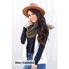 image:imageFunky Junque Infinity Scarf for Women  Oversized Chunky Winter Scarf Colorful Fall Scarves Soft Sweater Wrap Cozy StyleA Fire Rust Tricolor Mix