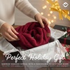 image:imageFunky Junque Infinity Scarf for Women  Oversized Chunky Winter Scarf Colorful Fall Scarves Soft Sweater Wrap Cozy StyleBurgundy