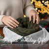 image:imageFunky Junque Infinity Scarf for Women  Oversized Chunky Winter Scarf Colorful Fall Scarves Soft Sweater Wrap Cozy StyleDark Olive