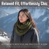 image:imageFunky Junque Infinity Scarf for Women  Oversized Chunky Winter Scarf Colorful Fall Scarves Soft Sweater Wrap Cozy StyleDark Olive