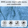 image:imageFunky Junque Infinity Scarf for Women  Oversized Chunky Winter Scarf Colorful Fall Scarves Soft Sweater Wrap Cozy StyleDenim