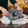 image:imageFunky Junque Infinity Scarf for Women  Oversized Chunky Winter Scarf Colorful Fall Scarves Soft Sweater Wrap Cozy StyleDove Grey