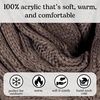 image:imageFunky Junque Infinity Scarf for Women  Oversized Chunky Winter Scarf Colorful Fall Scarves Soft Sweater Wrap Cozy StyleEarth Grey