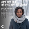 image:imageFunky Junque Infinity Scarf for Women  Oversized Chunky Winter Scarf Colorful Fall Scarves Soft Sweater Wrap Cozy StyleHeather Grey Lined