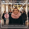 image:imageFunky Junque Infinity Scarf for Women  Oversized Chunky Winter Scarf Colorful Fall Scarves Soft Sweater Wrap Cozy StyleIndi Pink