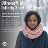 image:imageFunky Junque Infinity Scarf for Women  Oversized Chunky Winter Scarf Colorful Fall Scarves Soft Sweater Wrap Cozy StyleIndi Pink
