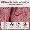 image:imageFunky Junque Infinity Scarf for Women  Oversized Chunky Winter Scarf Colorful Fall Scarves Soft Sweater Wrap Cozy StyleMauve