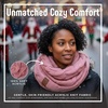 image:imageFunky Junque Infinity Scarf for Women  Oversized Chunky Winter Scarf Colorful Fall Scarves Soft Sweater Wrap Cozy StyleMauve