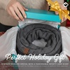 image:imageFunky Junque Infinity Scarf for Women  Oversized Chunky Winter Scarf Colorful Fall Scarves Soft Sweater Wrap Cozy StyleMelange Grey