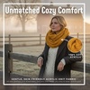 image:imageFunky Junque Infinity Scarf for Women  Oversized Chunky Winter Scarf Colorful Fall Scarves Soft Sweater Wrap Cozy StyleMustard