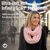 image:imageFunky Junque Infinity Scarf for Women  Oversized Chunky Winter Scarf Colorful Fall Scarves Soft Sweater Wrap Cozy StylePale Pink