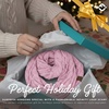 image:imageFunky Junque Infinity Scarf for Women  Oversized Chunky Winter Scarf Colorful Fall Scarves Soft Sweater Wrap Cozy StylePale Pink