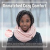 image:imageFunky Junque Infinity Scarf for Women  Oversized Chunky Winter Scarf Colorful Fall Scarves Soft Sweater Wrap Cozy StylePale Pink