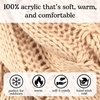 image:imageFunky Junque Infinity Scarf for Women  Oversized Chunky Winter Scarf Colorful Fall Scarves Soft Sweater Wrap Cozy StylePeanut