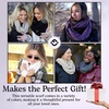 image:imageFunky Junque Infinity Scarf for Women  Oversized Chunky Winter Scarf Colorful Fall Scarves Soft Sweater Wrap Cozy StylePeanut