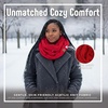 image:imageFunky Junque Infinity Scarf for Women  Oversized Chunky Winter Scarf Colorful Fall Scarves Soft Sweater Wrap Cozy StyleRed