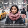 image:imageFunky Junque Infinity Scarf for Women  Oversized Chunky Winter Scarf Colorful Fall Scarves Soft Sweater Wrap Cozy StyleRose Lined