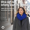 image:imageFunky Junque Infinity Scarf for Women  Oversized Chunky Winter Scarf Colorful Fall Scarves Soft Sweater Wrap Cozy StyleRoyal Blue