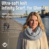 image:imageFunky Junque Infinity Scarf for Women  Oversized Chunky Winter Scarf Colorful Fall Scarves Soft Sweater Wrap Cozy StyleWinter Mint