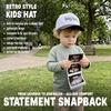 image:imageFunky Junque Kids 2 Tone Trucker Snapback Hat for Baby Toddler amp Children  Soft Cotton Trucker Hat with Adjustable Snapback Everyday Play and Gifting Funny Toddler Hats for KidsBig Brother  BlackWhite
