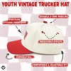 image:imageFunky Junque Kids 2 Tone Trucker Snapback Hat for Baby Toddler amp Children  Soft Cotton Trucker Hat with Adjustable Snapback Everyday Play and Gifting Funny Toddler Hats for KidsLoverboy  RedBeige