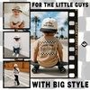 image:imageFunky Junque Kids 2 Tone Trucker Snapback Hat for Baby Toddler amp Children  Soft Cotton Trucker Hat with Adjustable Snapback Everyday Play and Gifting Funny Toddler Hats for KidsSay Howdy Play Rowdy  BlackBeige