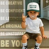 image:imageFunky Junque Kids 2 Tone Trucker Snapback Hat for Baby Toddler amp Children  Soft Cotton Trucker Hat with Adjustable Snapback Everyday Play and Gifting Funny Toddler Hats for KidsPut It on My Papas Tab  GreenBeige