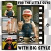 image:imageFunky Junque Kids 2 Tone Trucker Snapback Hat for Baby Toddler amp Children  Soft Cotton Trucker Hat with Adjustable Snapback Everyday Play and Gifting Funny Toddler Hats for KidsLoverboy  RedBeige
