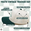 image:imageFunky Junque Kids 2 Tone Trucker Snapback Hat for Baby Toddler amp Children  Soft Cotton Trucker Hat with Adjustable Snapback Everyday Play and Gifting Funny Toddler Hats for KidsIm Here for the Sweet Treats  GreenBeige