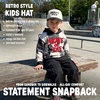 image:imageFunky Junque Kids 2 Tone Trucker Snapback Hat for Baby Toddler amp Children  Soft Cotton Trucker Hat with Adjustable Snapback Everyday Play and Gifting Funny Toddler Hats for KidsDraft Pick  BlackBeige