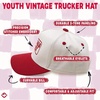 image:imageFunky Junque Kids 2 Tone Trucker Snapback Hat for Baby Toddler amp Children  Soft Cotton Trucker Hat with Adjustable Snapback Everyday Play and Gifting Funny Toddler Hats for KidsLocals Only  RedBeige