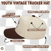 image:imageFunky Junque Kids 2 Tone Trucker Snapback Hat for Baby Toddler amp Children  Soft Cotton Trucker Hat with Adjustable Snapback Everyday Play and Gifting Funny Toddler Hats for KidsCountry Cowboy  BrownBeige