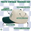 image:imageFunky Junque Kids 2 Tone Trucker Snapback Hat for Baby Toddler amp Children  Soft Cotton Trucker Hat with Adjustable Snapback Everyday Play and Gifting Funny Toddler Hats for KidsDude  GreenBeige