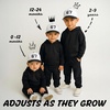 image:imageFunky Junque Kids 2 Tone Trucker Snapback Hat for Baby Toddler amp Children  Soft Cotton Trucker Hat with Adjustable Snapback Everyday Play and Gifting Funny Toddler Hats for Kids67  BlackWhite