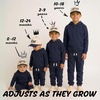 image:imageFunky Junque Kids 2 Tone Trucker Snapback Hat for Baby Toddler amp Children  Soft Cotton Trucker Hat with Adjustable Snapback Everyday Play and Gifting Funny Toddler Hats for KidsEast Coast  NavyBeige