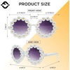 image:imageFunky Junque Kids Sunglasses UV Protection Toddler Shades  Lightweight kids sunglasses with UV protection for swimming surfing kayaking beach days amp summer playRound Daisy Flower  White