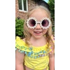 image:imageFunky Junque Kids Sunglasses UV Protection Toddler Shades  Lightweight kids sunglasses with UV protection for swimming surfing kayaking beach days amp summer playRound Daisy Flower  White