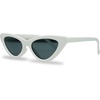 image:imageFunky Junque Kids Sunglasses UV Protection Toddler Shades  Lightweight kids sunglasses with UV protection for swimming surfing kayaking beach days amp summer playNarrow Cateye  White