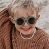 image:imageFunky Junque Kids Sunglasses UV Protection Toddler Shades  Lightweight kids sunglasses with UV protection for swimming surfing kayaking beach days amp summer playRound  Leopard Green