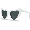 image:imageFunky Junque Kids Sunglasses UV Protection Toddler Shades  Lightweight kids sunglasses with UV protection for swimming surfing kayaking beach days amp summer playHeart Shaped  White